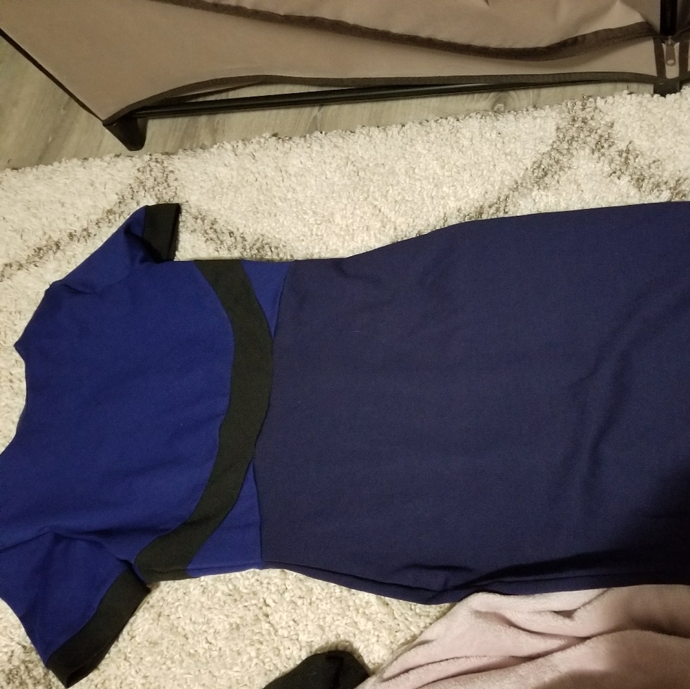 Blue professsional dress S